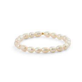 Mockberg Aura Pearl Medium kullattu rannekoru MB2056