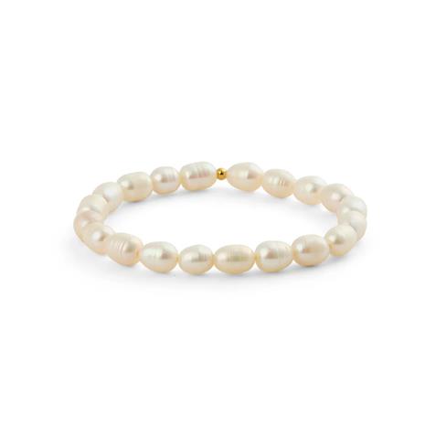 Mockberg Aura Pearl Medium kullattu rannekoru MB2056