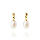 Mockberg Aura Pearl kullatut korvakorut MB2076