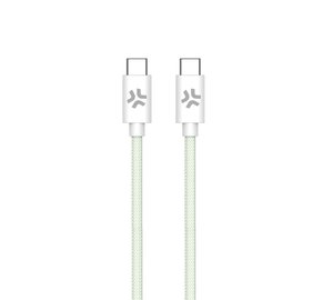 Celly USBCUSBCCOTT - USB-C to USB-C Cotton Braided Cable [POWER DELIVERY]