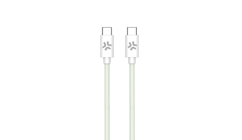 Celly USBCUSBCCOTT - USB-C to USB-C Cotton Braided Cable [POWER DELIVERY]