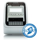 Brother QL-820NWBC label printer Direct thermal Colour 300 x 300 DPI 176 mm/sec Wired & Wireless Ethernet LAN DK Wi-Fi Bluetooth