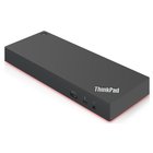 Lenovo 40AN0135EU laptop dock/port replicator Wired Thunderbolt 3 Black, Red