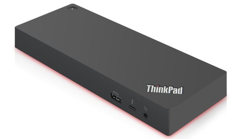Lenovo 40AN0135EU laptop dock/port replicator Wired Thunderbolt 3 Black, Red