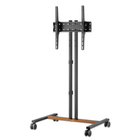 Manhattan Trolley Mount Stand for TV & Monitors, For screens: 34" to 55", VESA compatibility: all between 200x200 to 400x400mm - check the dimensions of the four mounting holes on back of screen to ensure it fits, Max 35kg, Height-adjustable to four level
