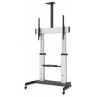 Manhattan Trolley Mount Stand for TV & Monitors, For screens: 60" to 100",VESA compatibility:all between 200x200 to 800x600mm -check the dimensions of the four mounting holes on back of screen to ensure it fits,Max 100kg,Height adjustable 1200 to 1685mm,L
