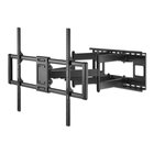 Manhattan Wall Mount for TV & Monitors (Full Motion), For screens 37" to 120", VESA compatibility: all between 200x200mm to 900x600mm - check the dimensions of the four mounting holes on back of screen to ensure it fits, Max 120kg, Black, Bracket,Lifetime