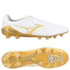 Mizuno Monarcida Neo III Pro FG Bright Gold - Valkoinen/Kulta/Harmaa