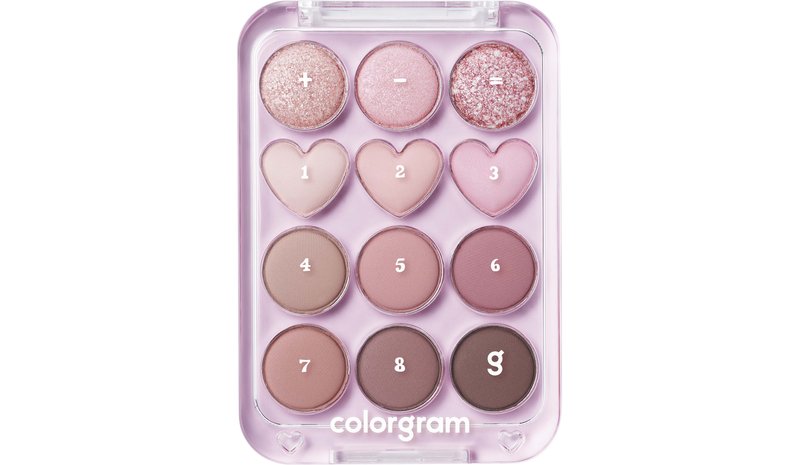 Colorgram Pin Point Eyeshadow Palette 02 Pink+Mauve
