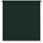 vidaXL Rullaverho ulkotiloihin 220x230 cm tummanvihreä HDPE