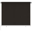 vidaXL Rullaverho ulkotiloihin 180x140 cm ruskea HDPE