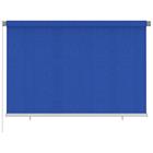 vidaXL Rullaverho ulkotiloihin 220x140 cm sininen HDPE