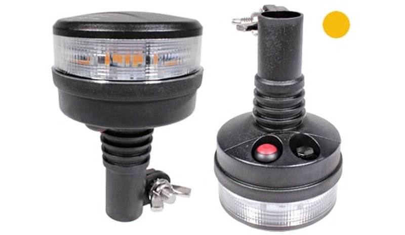 Axixtech 92x139mm 12V LED-vilkkumajakka, Polttimot