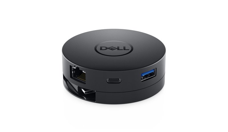 DELL DA300 Wired USB 3.2 Gen 2 (3.1 Gen 2) Type-C Black