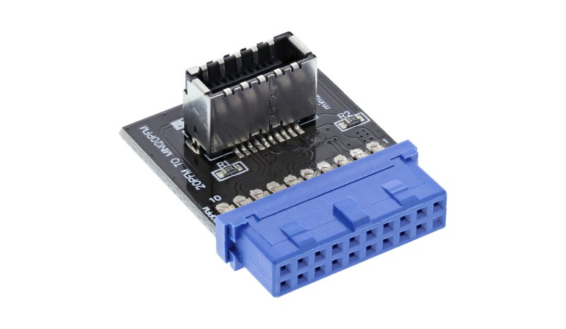 InLine USB 3.0 to USB 3.1 Front Panel Key-A Adapter internal