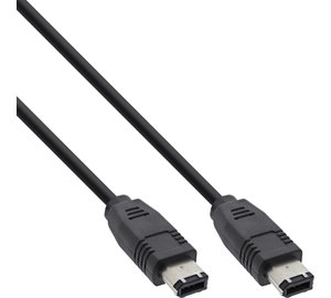 InLine FireWire 400 1394 Cable 6 Pin male / male 1.8m