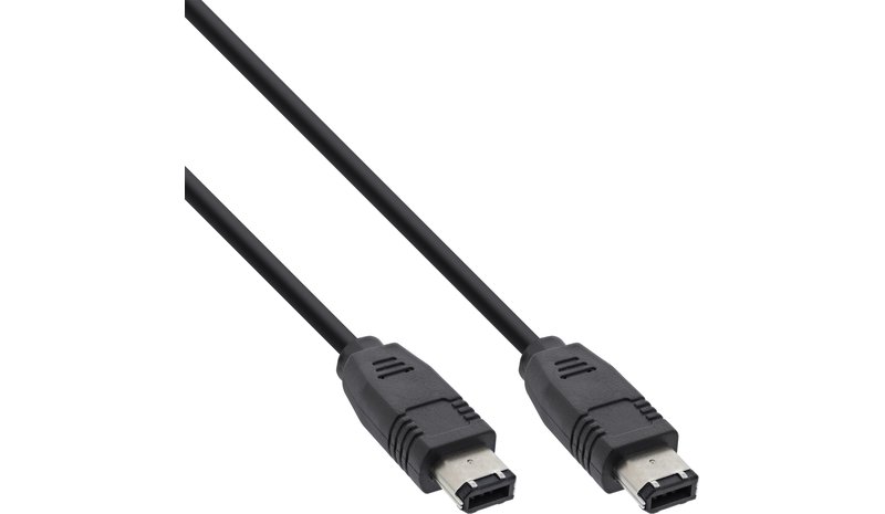 InLine FireWire 400 1394 Cable 6 Pin male / male 1.8m