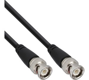 InLine BNC video cable, RG59, 75Ohm, 3m