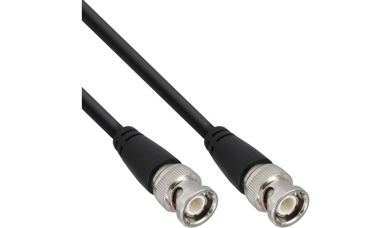 InLine BNC video cable, RG59, 75Ohm, 3m