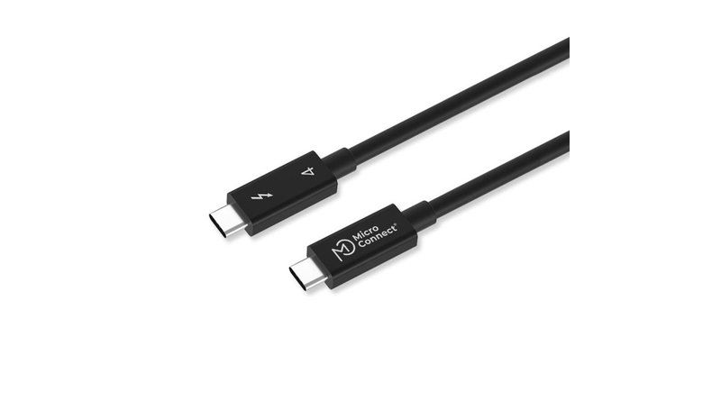 Microconnect TB4020 Thunderbolt cable 2 m 40 Gbit/s Black