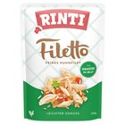 24x100g Filetto Pouch in Jelly kana & vihannekset RINTI koiran märkäruoka