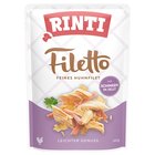 24x 100g Filetto Pouch in Jelly kana & kinkku RINTI koiran märkäruoka