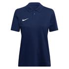 Nike Pikee Dri-FIT Park 26 - Navy/Valkoinen Nainen