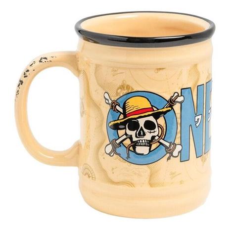 One Piece Jolly Roger Shaped Mug