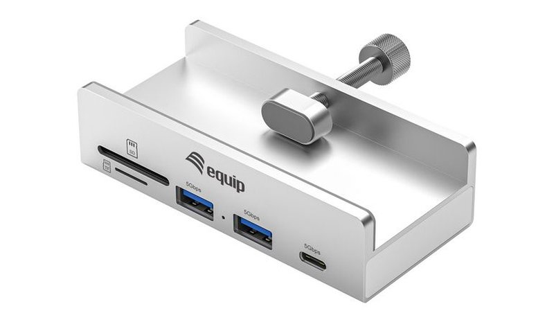 Equip 128968 interface hub USB 3.2 Gen 1 (3.1 Gen 1) Type-A 5000 Mbit/s Aluminium