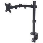 Manhattan Desk Mount for TV & Monitors (Full Motion), For screens 13" to 27", Clamp fitting to desk, VESA compatibility: 75x75mm and 100x100mm - check the dimensions of the four mounting holes on back of screen to ensure it fits, Max 8kg, Bracket, Lifetim