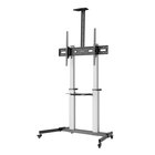 Manhattan Trolley Mount Stand for TV & Monitors, For screens: 37" to 100",VESA compatibility:all between 200x200 to 1000x600mm -check the dimensions of the four mounting holes on back of screen to ensure it fits,Max 80kg,Height adjustable 1200 to 1600mm,L