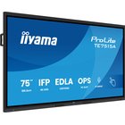 iiyama TE7515A-B2AG Signage Display Kiosk design 190.5 cm (75") Wi-Fi 550 cd/m² 4K Ultra HD Black Touchscreen Built-in processor Android 24/7