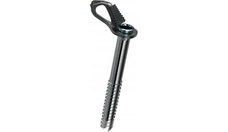 ice screw aero lite 19cm-harmaa BLUE ICE (SININEN JÄÄ) – kuva 1/3
