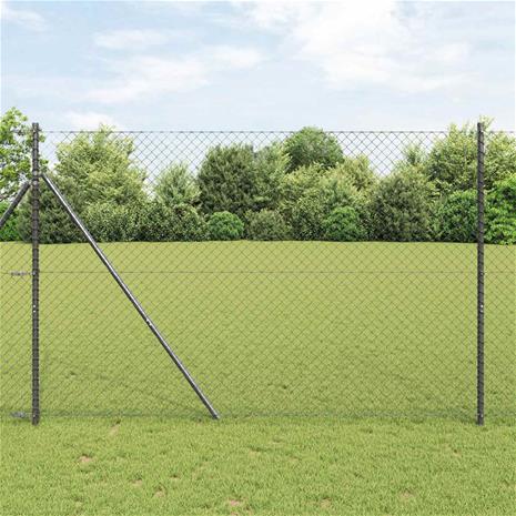 vidaXL Ketjuaita 25 x 1,6 m Teräs Harmaa