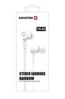 Swissten YS-D2 Stereo Earbuds 3,5mm, langalliset nappikuulokkeet
