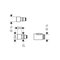 Hansgrohe quick coupling set 1/2 3-dele – kuva 1
