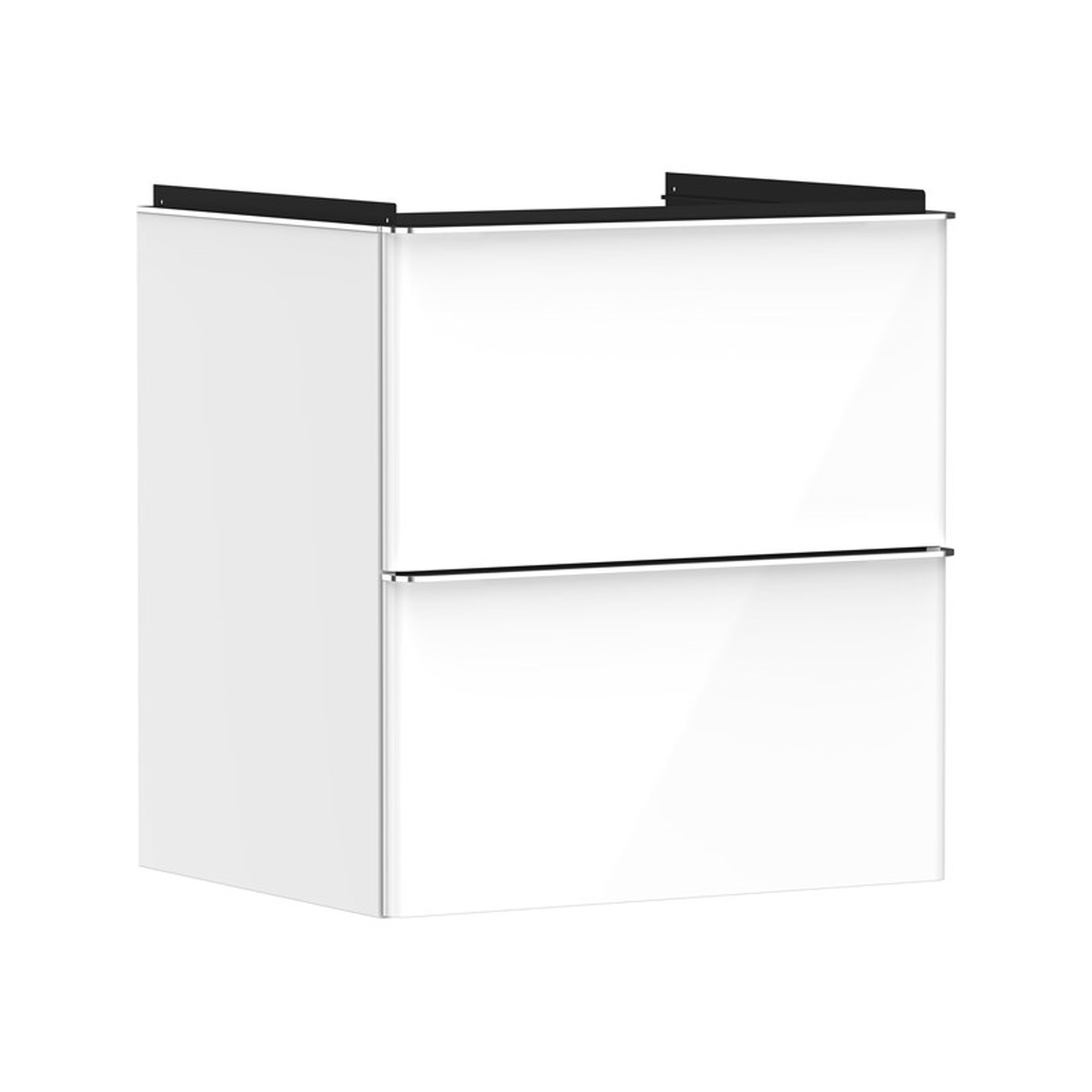 Hansgrohe xelu q vanity unit high gloss white 580/475 with 2