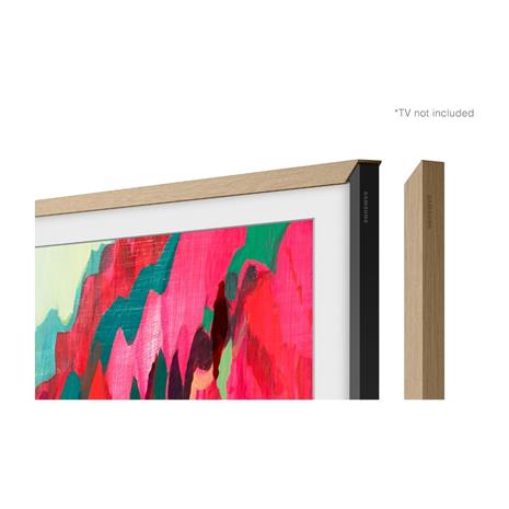 Samsung 75” Customisable Frame White Bezel (2025) - Teak