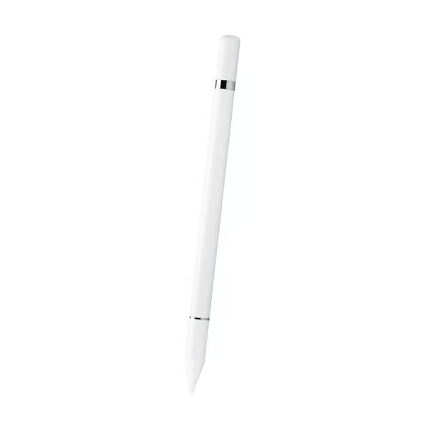2 in 1 Stylus-kynä kirjoitustoiminnolla Valkoinen 1-pack