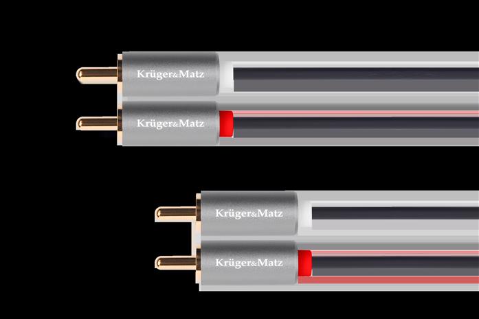 2rca-2rca 10 m kruger&matz basic kaapeli