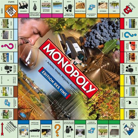 MONOPOLY - Vinutgåvor - Brädspel - Fransk version