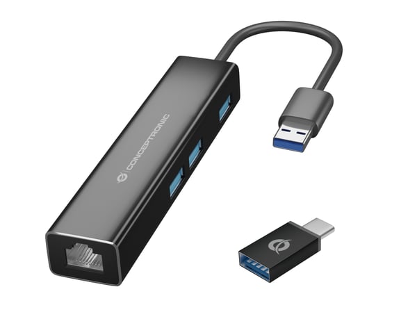 Conceptronic DONN07BA USB 3.2 Gen 1 (3.1 Gen 1) Type-A Black