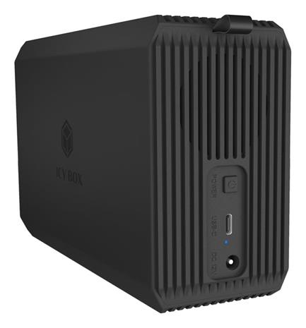 ICY BOX IB-RD3720-CU3 HDD/SSD enclosure Black 2.5/3.5"