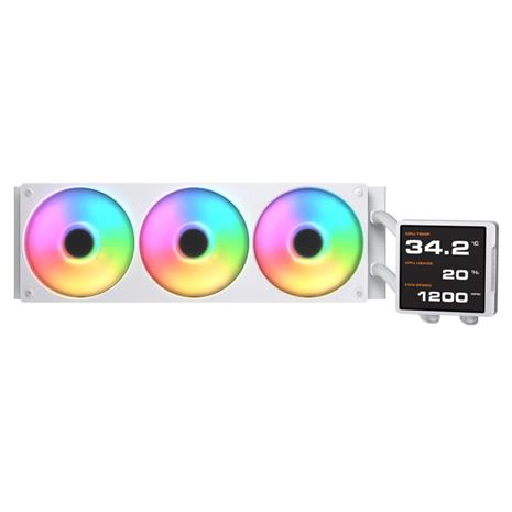 COUGAR CPU Water Cooling Poseidon Vistek Pro 360, ARGB, White