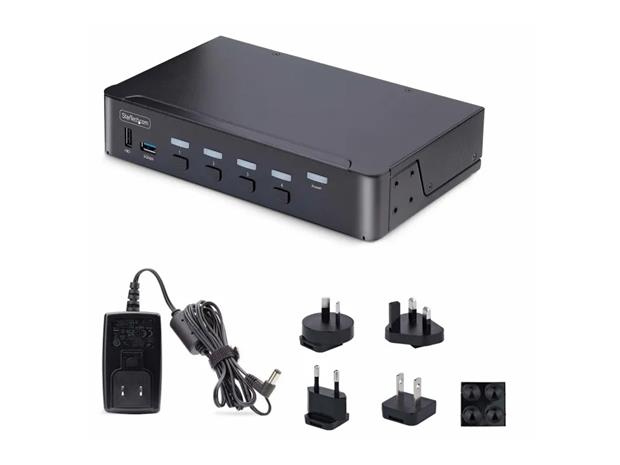 StarTech.com D86A2-4-PORT-8K-KVM, kytkin