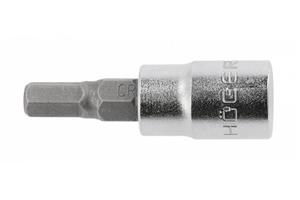 Hylsy päällä Hogert HT1S623; H3; 1/4''; 37 mm