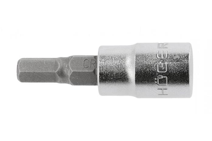 Hylsy päällä Hogert HT1S623; H3; 1/4''; 37 mm