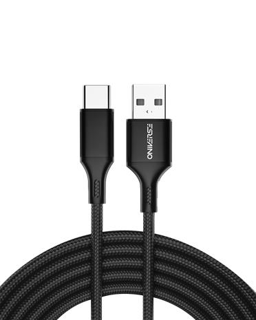 Oniverse USB-A to USB-C Charge Cable - 3 meters - Black (Multiplatform)