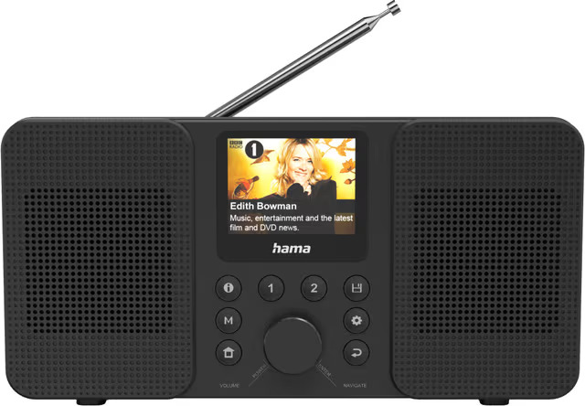 Hama DIR10 radio (musta)