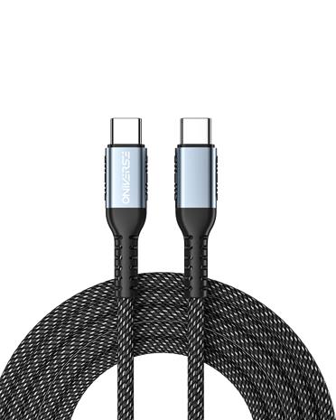 Oniverse USB-C to USB-C 100W fast charging cable - 2 meters - Black (Multiplatform)